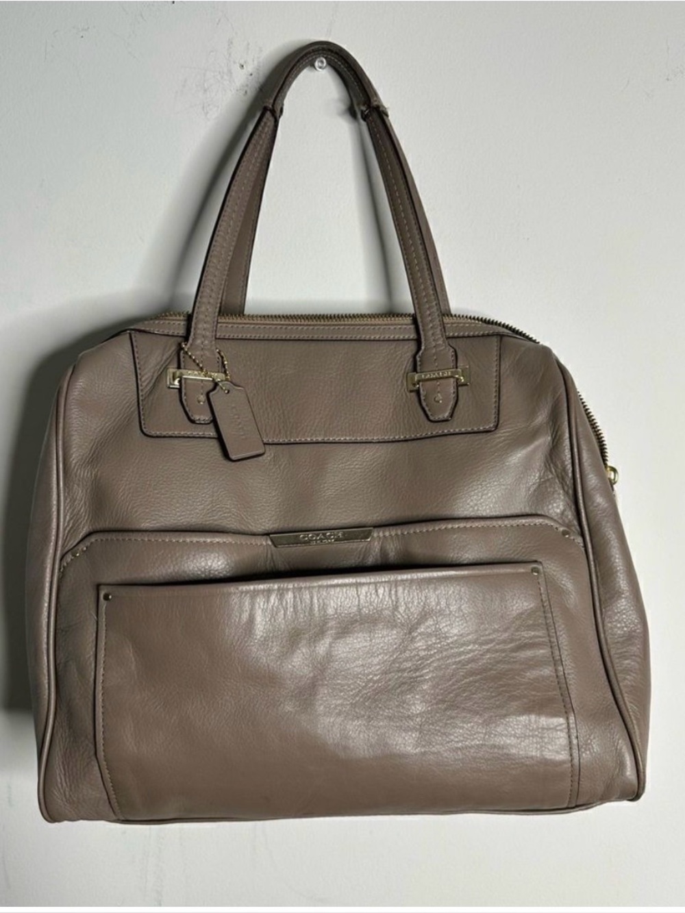 Coach Leather BOWLER SATCHEL